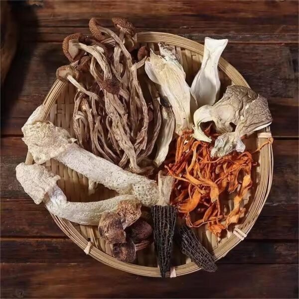 Colorful Mushroom Soup Bag, Dried Morchella, Yunnan Mushrooms for Stewing Soup, Large Soup Ingredient Bag - Image 7