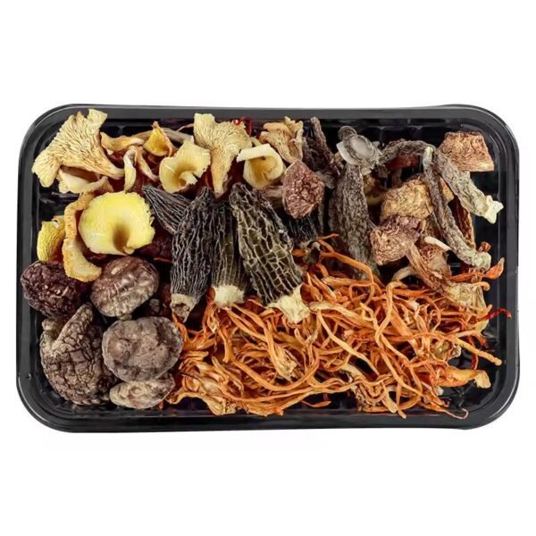 Colorful Mushroom Soup Bag, Dried Morchella, Yunnan Mushrooms for Stewing Soup, Large Soup Ingredient Bag - Image 5