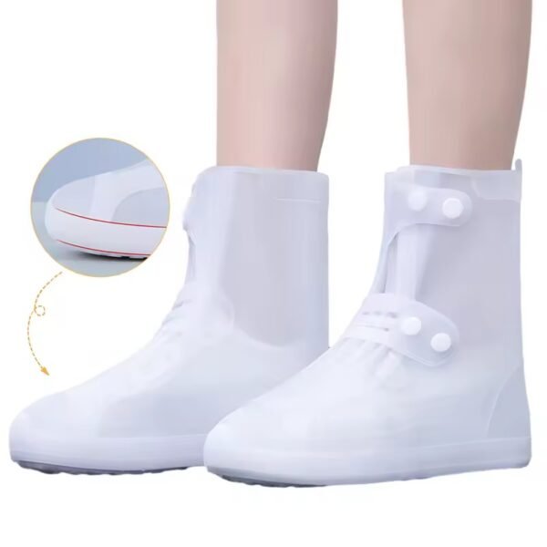Waterproof, anti-slip, thickened and wear-resistant rain boots. Rain shoe covers for both men and women suitable for rainy days in summer. - Image 10
