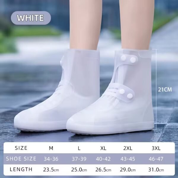 Waterproof, anti-slip, thickened and wear-resistant rain boots. Rain shoe covers for both men and women suitable for rainy days in summer. - Image 7