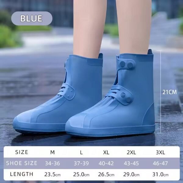 Waterproof, anti-slip, thickened and wear-resistant rain boots. Rain shoe covers for both men and women suitable for rainy days in summer. - Image 5