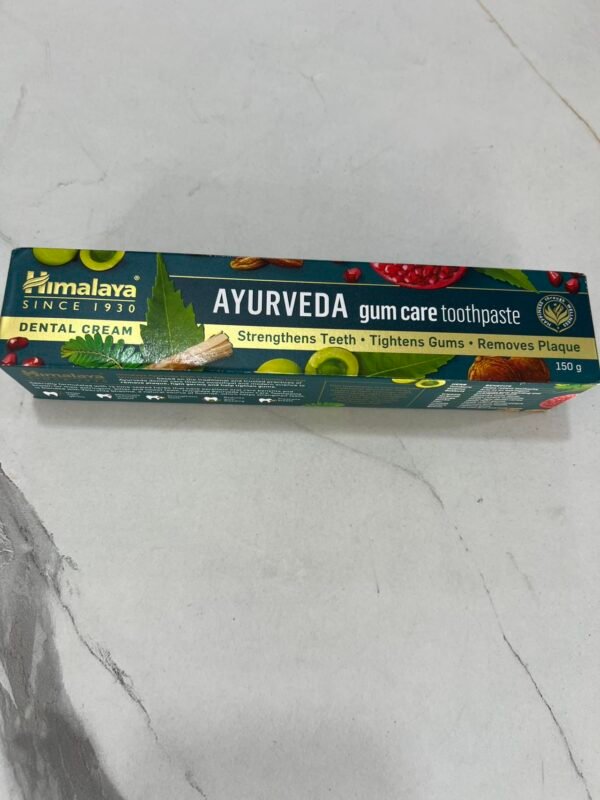 Himalaya Ayurvedic Gum Care Toothpaste. Ayurvedic dental care with an overall herbal formula. - Image 6