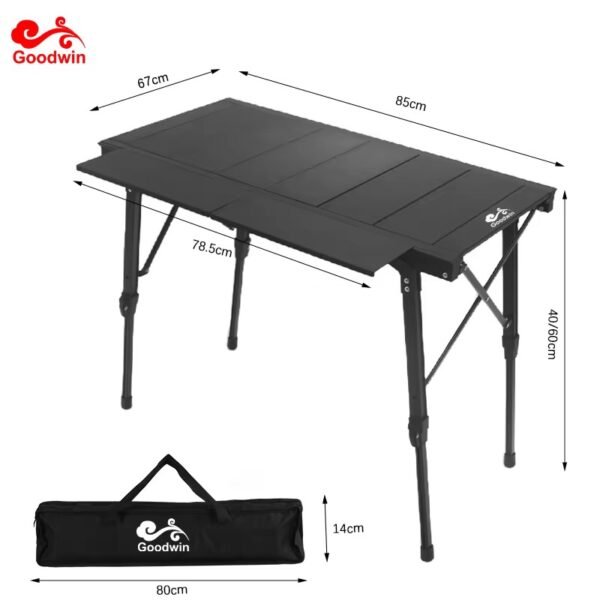 Direct sales from the manufacturer. Camping, barbecue, picnic aluminum folding IGT table. Camping folding table. - Image 8