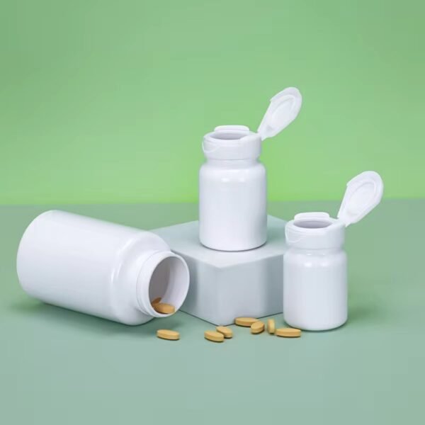 New in 2024, high-end candy and vitamin bottles. They are sealed and can be customized. Purchase empty black plastic bottles. - Image 7