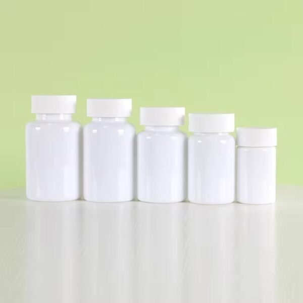 New in 2024, high-end candy and vitamin bottles. They are sealed and can be customized. Purchase empty black plastic bottles. - Image 4