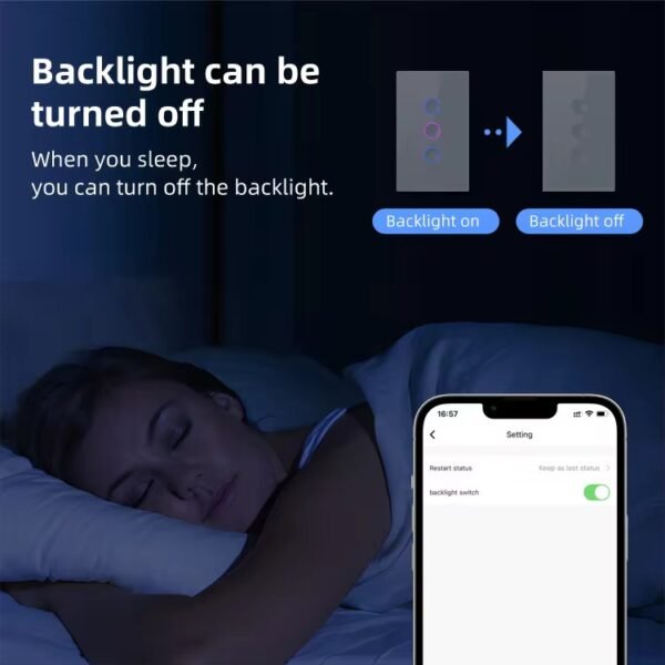 Avat with CE and RoHS 1/2/3/4 certifications. Assist with American standard drawings. Alexei remote control lamp, smart home wall touch lamp, Wifi smart switch. - Image 5