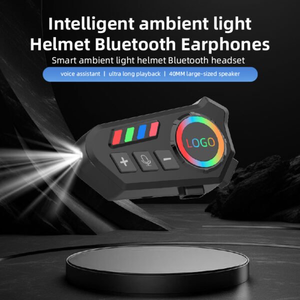K06 Helmet Bluetooth Headphones Waterproof Noise Reduction Motorcycle Riding Long-lasting Intercom - Image 3