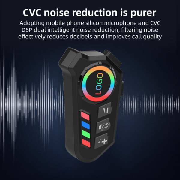K06 Helmet Bluetooth Headphones Waterproof Noise Reduction Motorcycle Riding Long-lasting Intercom - Image 6